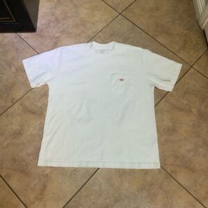 Danton Japan heavy weight white tshirt size M/L